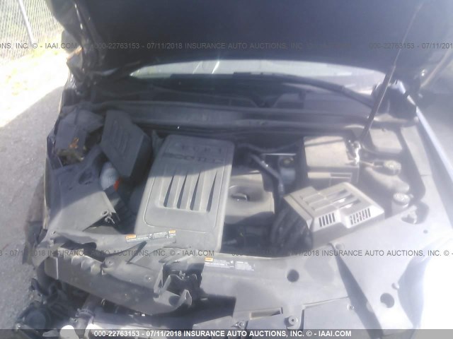 2GKALMEK4D6154922 - 2013 GMC TERRAIN SLE GRAY photo 10