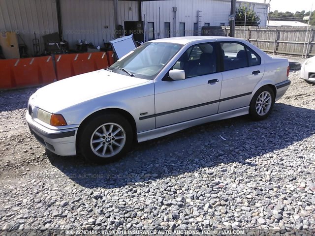 WBACD4323WAV60889 - 1998 BMW 328 I AUTOMATIC SILVER photo 2