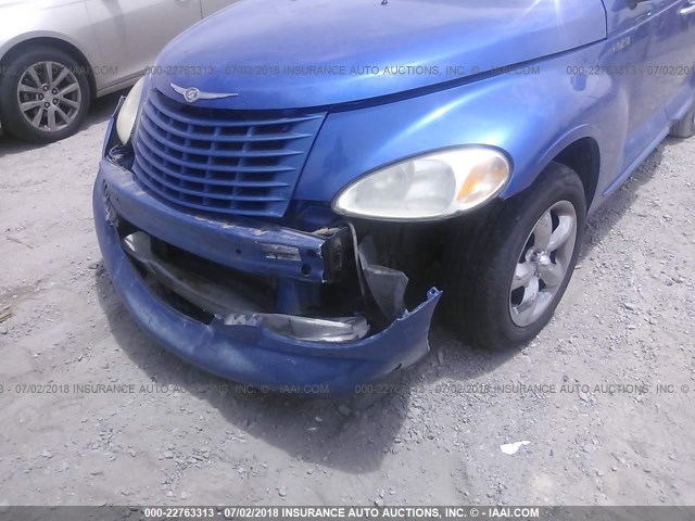 3C4FY58B25T542328 - 2005 CHRYSLER PT CRUISER TOURING BLUE photo 6