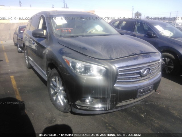 5N1AL0MN7DC304511 - 2013 INFINITI JX35 GRAY photo 1