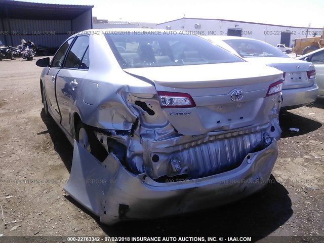 4T1BF1FK8CU064155 - 2012 TOYOTA CAMRY SE/LE/XLE 银色 照片 6
