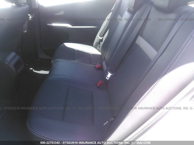 4T1BF1FK8CU064155 - 2012 TOYOTA CAMRY SE/LE/XLE 银色 照片 8