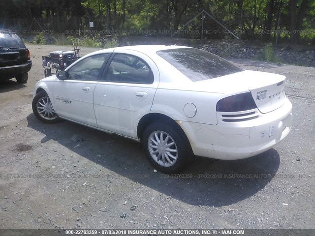 1B3EL46R66N224252 - 2006 DODGE STRATUS SXT WHITE photo 3