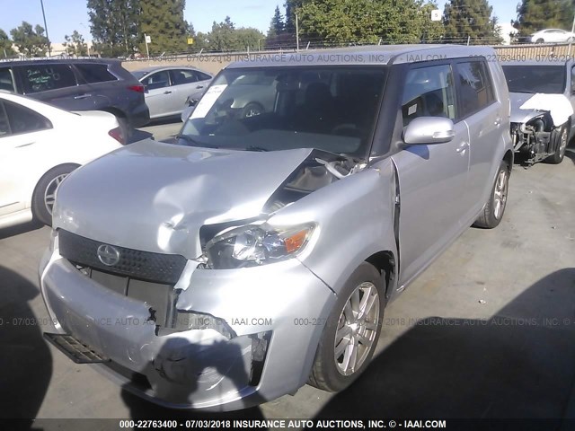 JTLZE4FE4A1113131 - 2010 TOYOTA SCION XB ვერცხლისფერი ფოტო 2