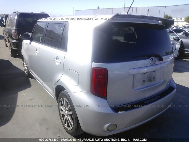 JTLZE4FE4A1113131 - 2010 TOYOTA SCION XB ვერცხლისფერი ფოტო 3
