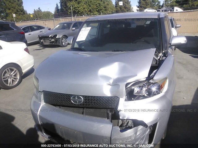 JTLZE4FE4A1113131 - 2010 TOYOTA SCION XB ვერცხლისფერი ფოტო 6