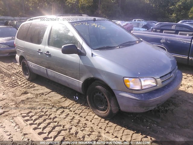 4T3ZF13C2WU073764 - 1998 TOYOTA SIENNA LE/XLE Light Blue photo 1