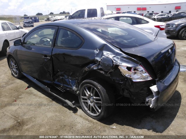 JTKDE177450034681 - 2005 TOYOTA SCION TC 灰色 照片 3