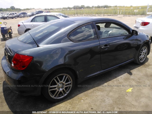 JTKDE177450034681 - 2005 TOYOTA SCION TC 灰色 照片 4