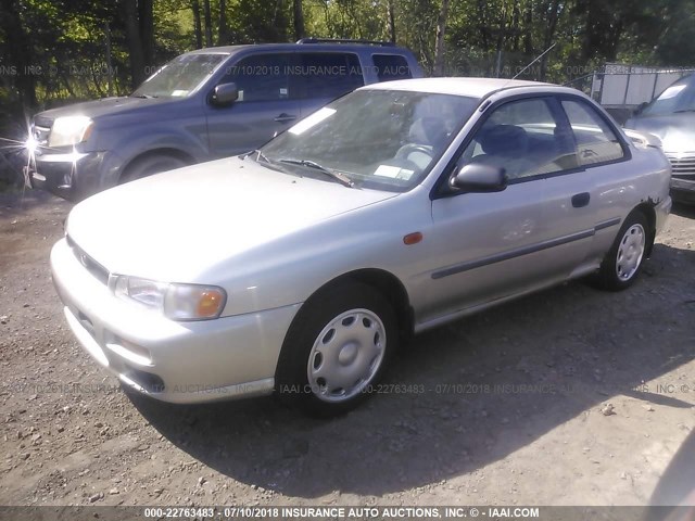 JF1GM43541G400742 - 2001 SUBARU IMPREZA L SILVER photo 2