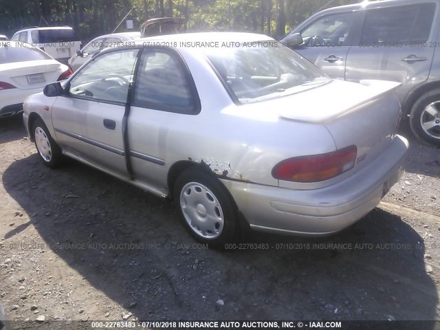 JF1GM43541G400742 - 2001 SUBARU IMPREZA L SILVER photo 3