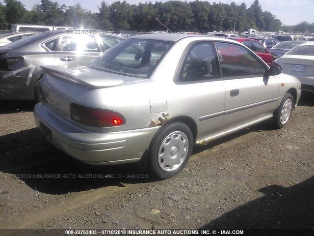 JF1GM43541G400742 - 2001 SUBARU IMPREZA L SILVER photo 4