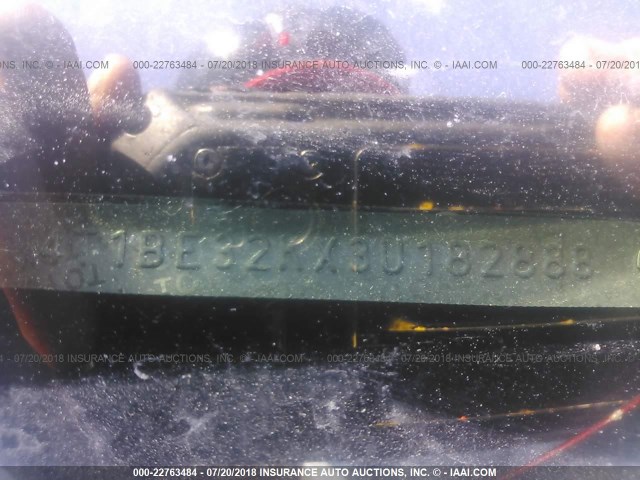 4T1BE32KX3U182888 - 2003 TOYOTA CAMRY LE/XLE/SE Tünd qırmızı foto 9