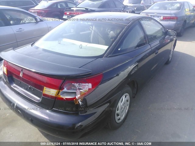 1G8ZN1280YZ169471 - 2000 SATURN SC1 BLACK photo 4