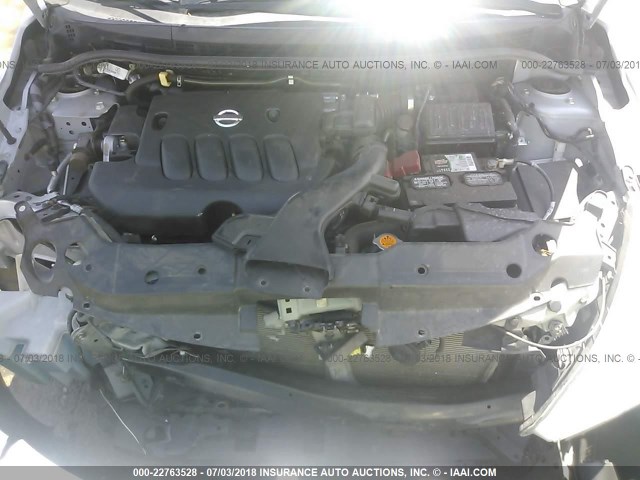 3N1BC1AP0BL470345 - 2011 NISSAN VERSA S/SL ვერცხლისფერი ფოტო 10