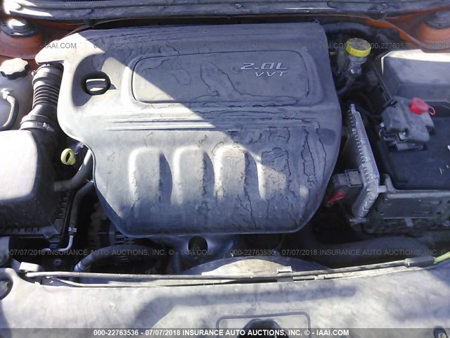 1C3CDFBA7DD288550 - 2013 DODGE DART SXT ORANGE photo 10