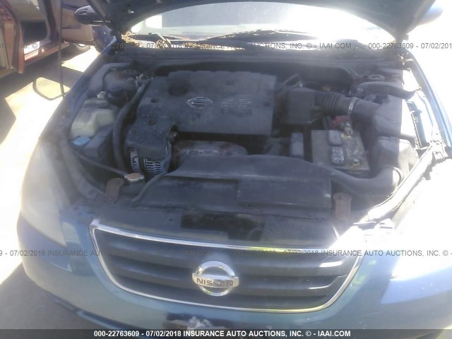 1N4AL11D23C264431 - 2003 NISSAN ALTIMA S/SL BLUE photo 10