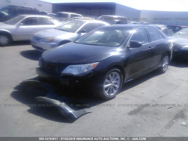 4T1BD1FKXCU011642 - 2012 TOYOTA CAMRY HYBRID/LE/XLE 黑色 照片 2