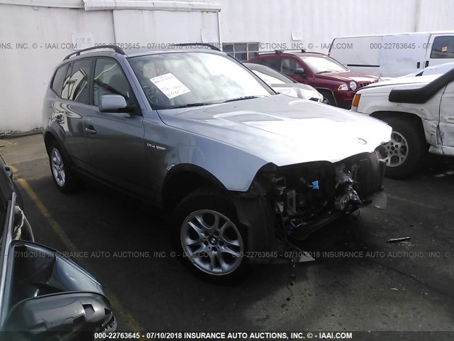 WBXPA73464WB23183 - 2004 BMW X3 2.5I GRAY photo 1