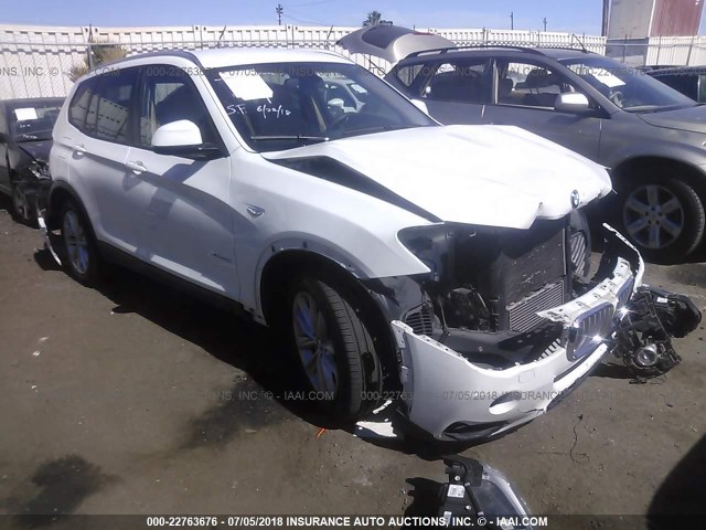 5UXWX9C52F0D54744 - 2015 BMW X3 XDRIVE28I WHITE photo 1