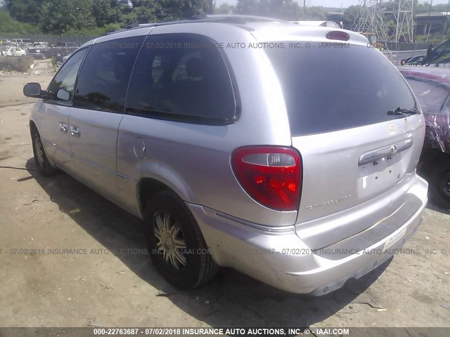 2C4GP64L55R250638 - 2005 CHRYSLER TOWN & COUNTRY LIMITED SILVER photo 3