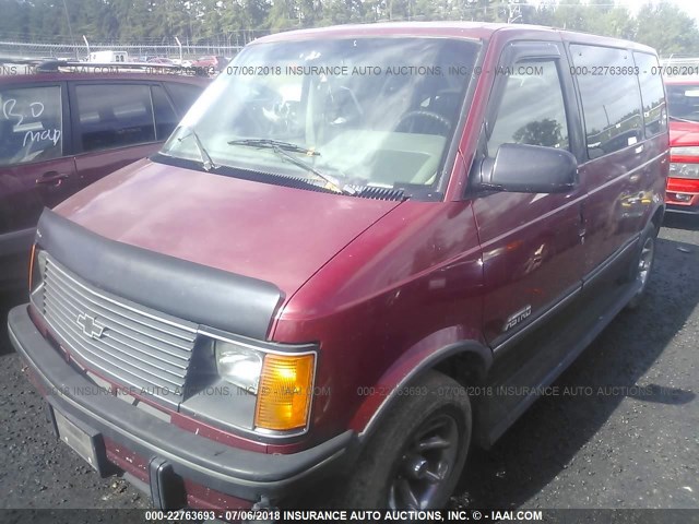 1GNDM15Z6RB101135 - 1994 CHEVROLET ASTRO RED photo 2