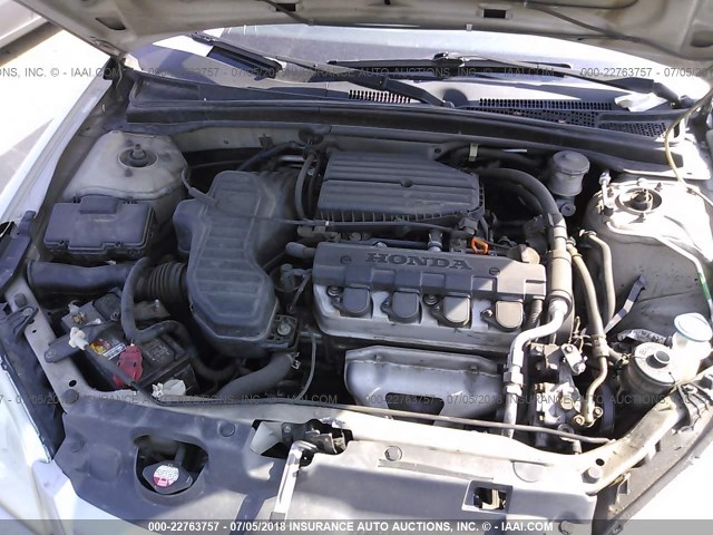 1HGES16394L004609 - 2004 HONDA CIVIC DX VP Boz foto 10