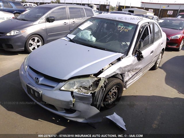 1HGES16394L004609 - 2004 HONDA CIVIC DX VP Boz foto 2