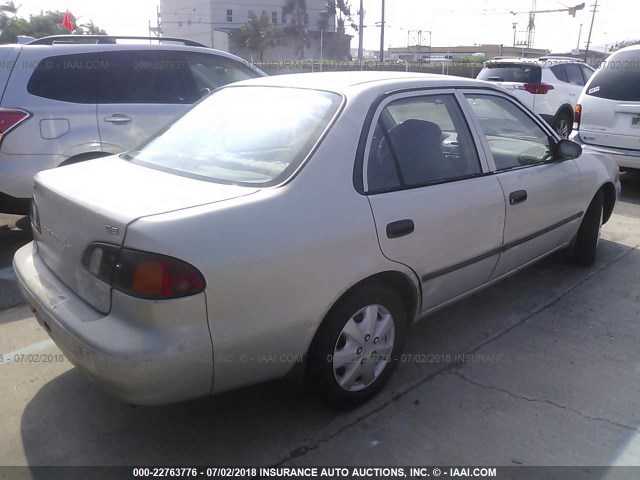 1NXBR12E5XZ190888 - 1999 TOYOTA COROLLA VE/CE/LE GRAY photo 4