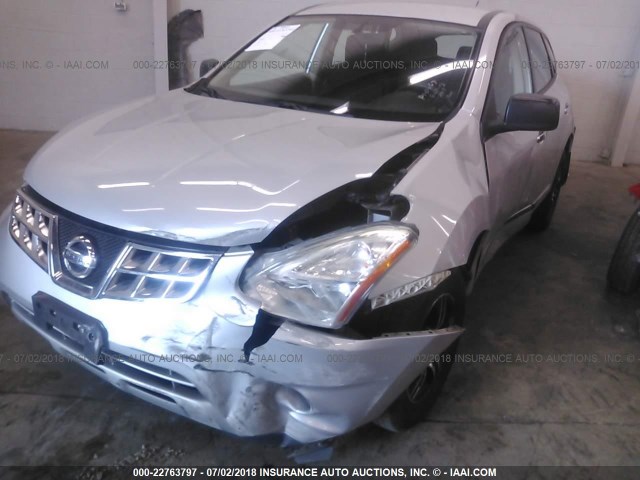 JN8AS5MVXCW384070 - 2012 NISSAN ROGUE S/SV SILVER photo 6