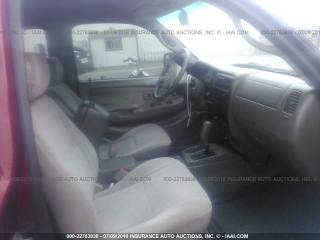 5TESN92NX4Z347283 - 2004 TOYOTA TACOMA XTRACAB PRERUNNER 红色 照片 5