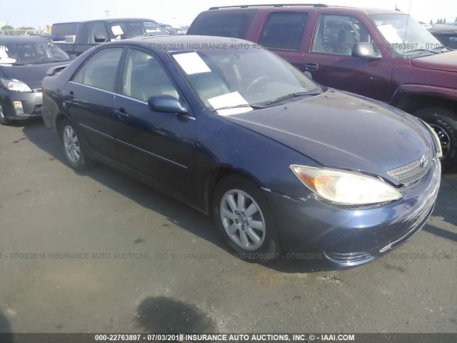 4T1BF32K22U519789 - 2002 TOYOTA CAMRY LE/XLE/SE Mavi foto 1