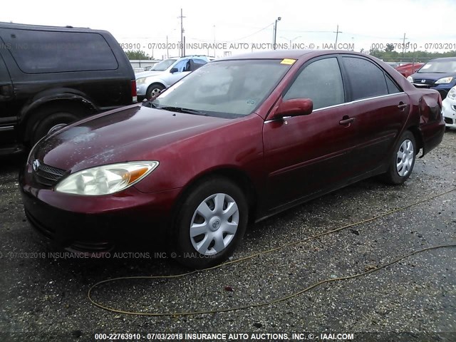 4T1BE32K23U129733 - 2003 TOYOTA CAMRY LE/XLE/SE 红色 照片 2