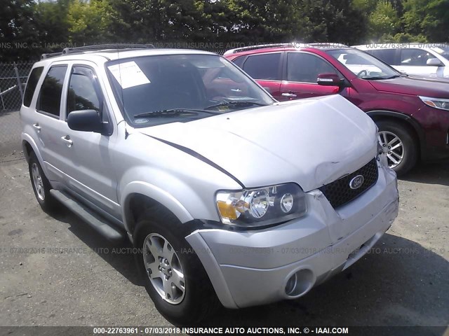 1FMCU94115KC72587 - 2005 FORD ESCAPE LIMITED SILVER photo 1