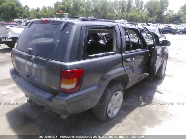 1J4GW48N14C175991 - 2004 JEEP GRAND CHEROKEE LAREDO/COLUMBIA/FREEDOM 灰色 照片 4