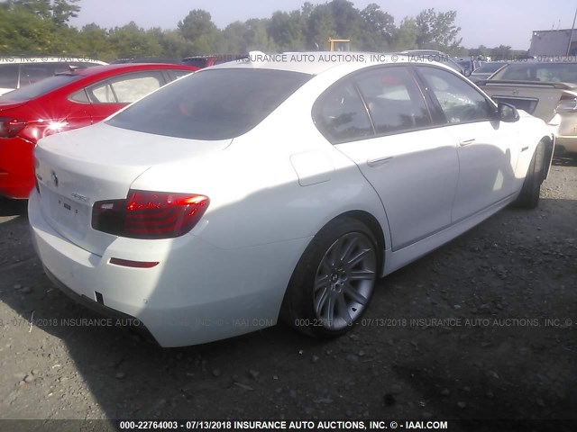 WBA5B3C51FD542943 - 2015 BMW 535 XI WHITE photo 4