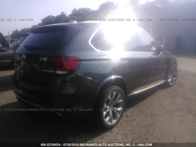 5UXKR6C50E0C02998 - 2014 BMW X5 XDRIVE50I BLACK photo 4