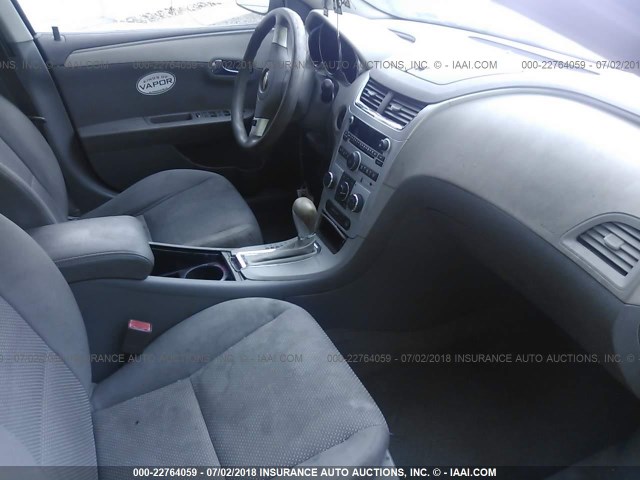 1G1ZB5EB1AF314188 - 2010 CHEVROLET MALIBU LS BLACK photo 5