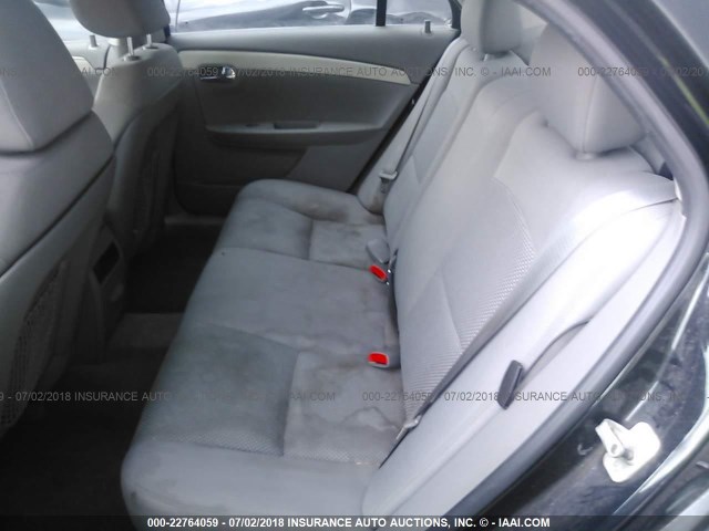 1G1ZB5EB1AF314188 - 2010 CHEVROLET MALIBU LS BLACK photo 8