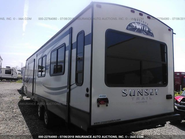 4V0TC2928CB018345 - 2012 CROSSROADS SUNSET TRAIL  BEIGE photo 3