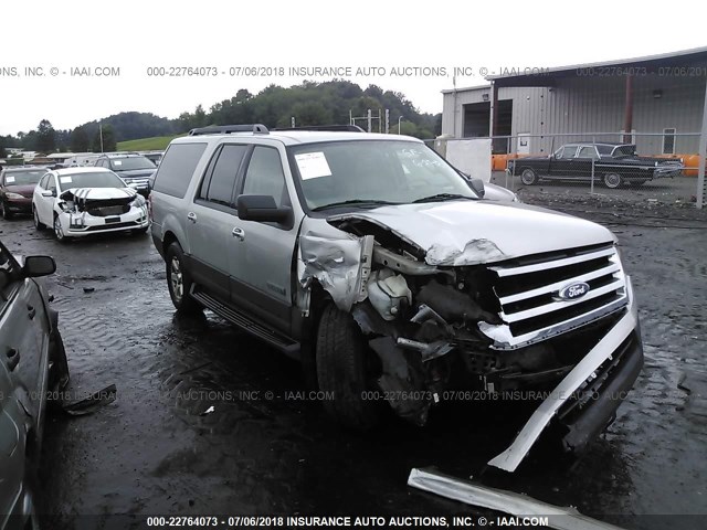 1FMFK16547LA72322 - 2007 FORD EXPEDITION EL XLT SILVER photo 6