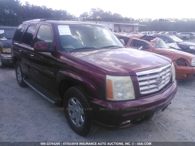 1GYEK63N32R137307 - 2002 CADILLAC ESCALADE LUXURY RED photo 1