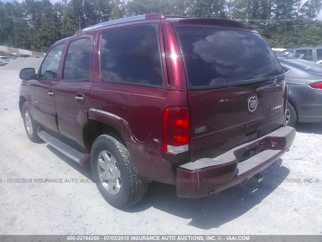 1GYEK63N32R137307 - 2002 CADILLAC ESCALADE LUXURY RED photo 3