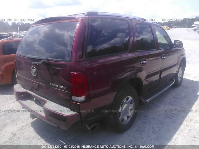 1GYEK63N32R137307 - 2002 CADILLAC ESCALADE LUXURY 红色 照片 4