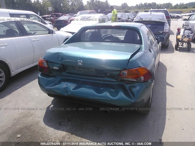 JHMEH6160SS005354 - 1995 HONDA CIVIC DEL SOL SI BLUE photo 6