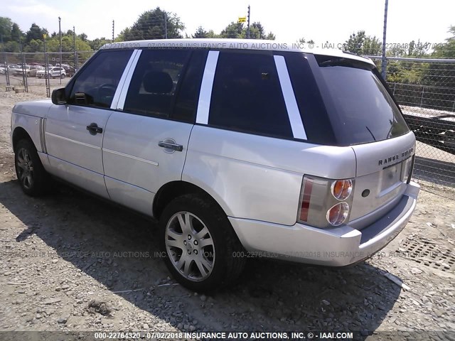 SALMA11493A101860 - 2003 LAND ROVER RANGE ROVER S SILVER photo 3