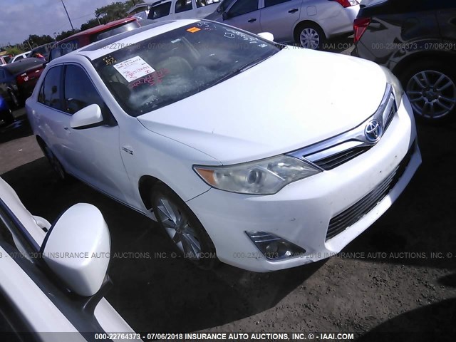 4T1BD1FK7CU029788 - 2012 TOYOTA CAMRY HYBRID/LE/XLE 白色 照片 1