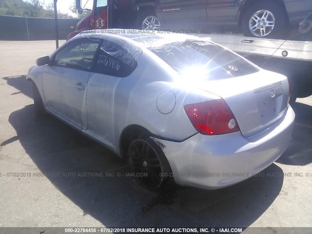 JTKDE177370192707 - 2007 TOYOTA SCION TC 银色 照片 3