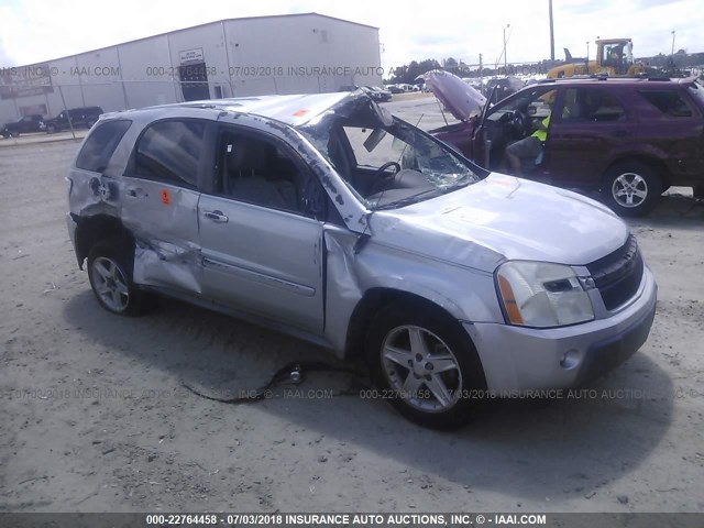 2CNDL63F856005565 - 2005 CHEVROLET EQUINOX LT SILVER photo 1