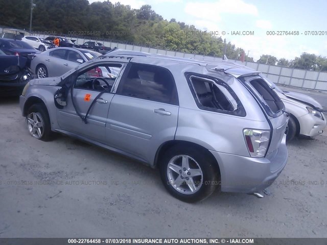 2CNDL63F856005565 - 2005 CHEVROLET EQUINOX LT SILVER photo 3